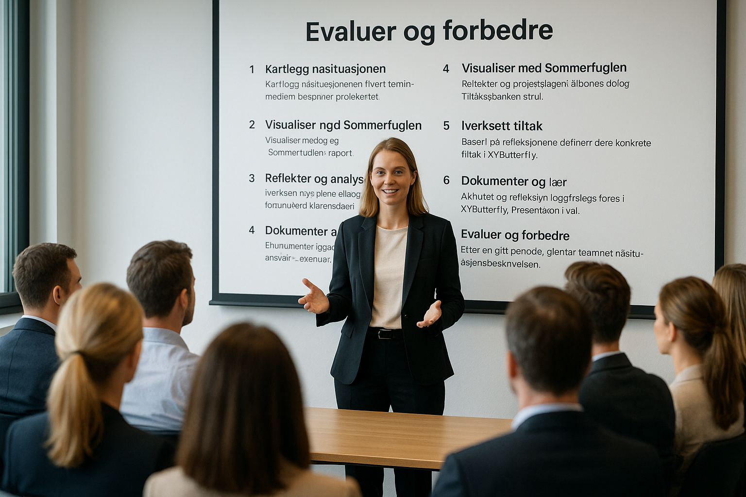 XYButterfly Prosess - Evaluer og forbedre